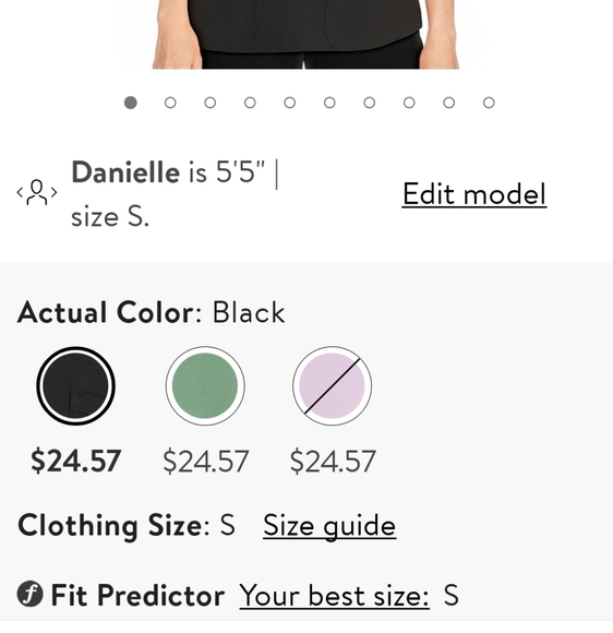 ScrubStar Women’s Small V-Neck Nurse Medical Scrub Top NWT - Picture 8 of 8